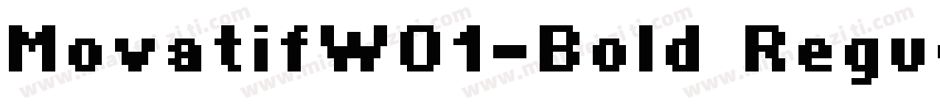 MovatifW01-Bold Regu字体转换